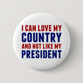 Anti Trump Patriotic nicht mein Präsident Button