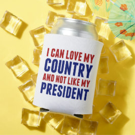 Anti Trump Patriotic nicht mein Präsident Dosenkühler