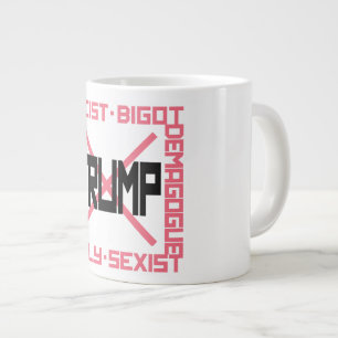 Anti-Trump Pink Jumbo-Tasse