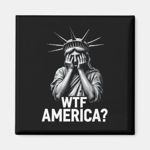 Anti-Trump Politik Und Demokratie Wtf Amerika Magnet