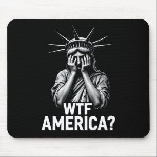 Anti-Trump Politik und Demokratie Wtf Amerika Mousepad