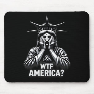 Anti-Trump Politik und Demokratie Wtf Amerika Mousepad