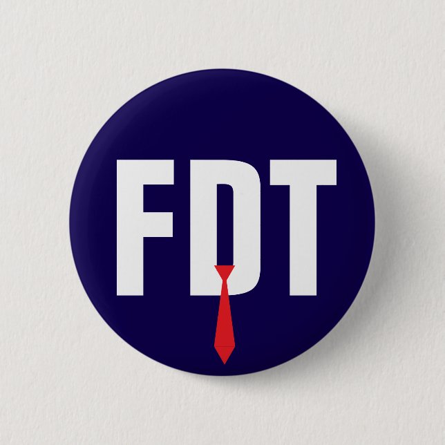 Anti-Trump-politische Meinung Button (Vorderseite)