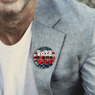 Anti-Trump-Protest-Slogan-Flagge Button