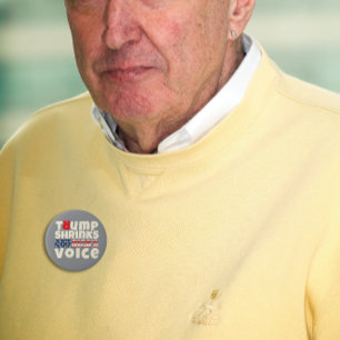 Anti-Trump-Protestmotto rot Button