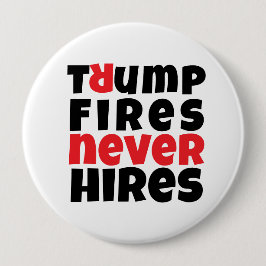 Anti-Trump-Protestmotto rot schwarz Button