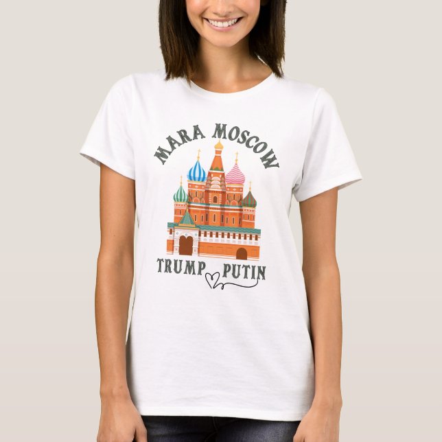 Anti Trump Putin Russland T-Shirt (Vorderseite)