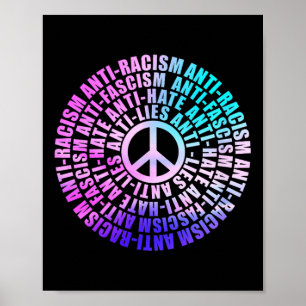 Anti Trump Rassismus Faschismus Lies Hate Resist A Poster