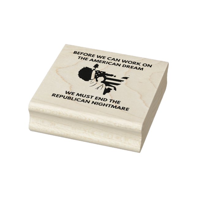 Anti Trump Rubber-Briefmarke Gummistempel (Stempel)