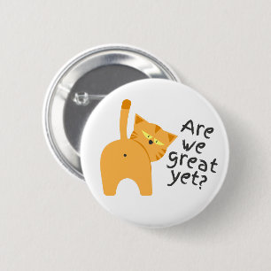 Anti Trump Sarkastische Lustige Katze Sind Wir Sch Button