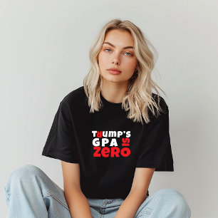 Anti-Trump-Schüler Protest Slogan rot schwarz Tri-Blend Shirt