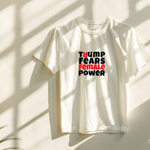 Anti-Trump-Schüler protestieren Slogan rot weiß T-Shirt