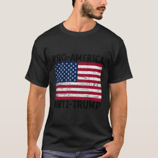 Anti-Trump-Shirt für Amerika - amerikanische Flagg T-Shirt
