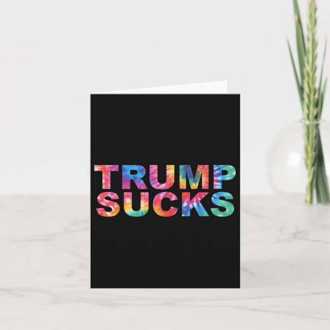 Anti-Trump-Shirts Karte (Vorderseite)