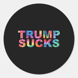 Anti-Trump-Shirts Runder Aufkleber