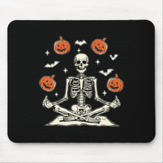 Anti Trump Skelett Halloween Langarmshirt  Mousepad
