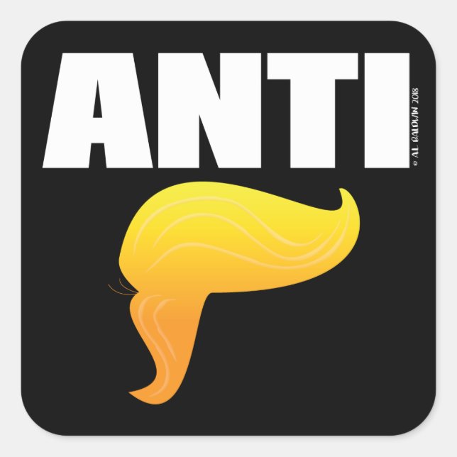 Anti Trump Sticker (Vorderseite)