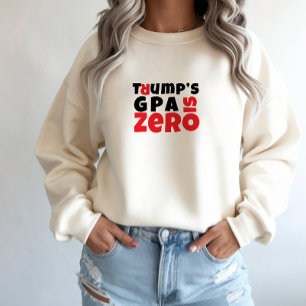 Anti Trump Studentenprotest Slogan rot schwarz Sweatshirt