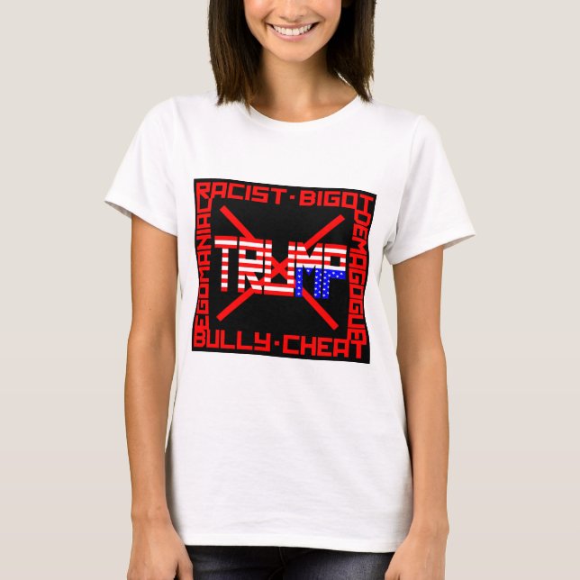 Anti Trump T-Shirt (Vorderseite)