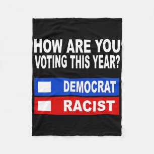 Anti-Trump-T-Shirts Anti-Republikaner Demokrat Abs Fleecedecke
