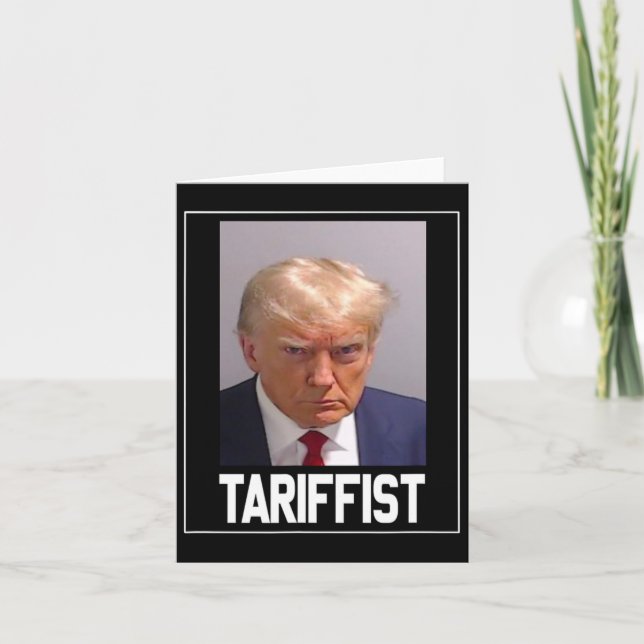 Anti Trump Tariffist Karte (Vorderseite)