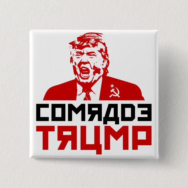 Anti-Trump-Taste" "COMRADE TRUMP" Button (Vorderseite)