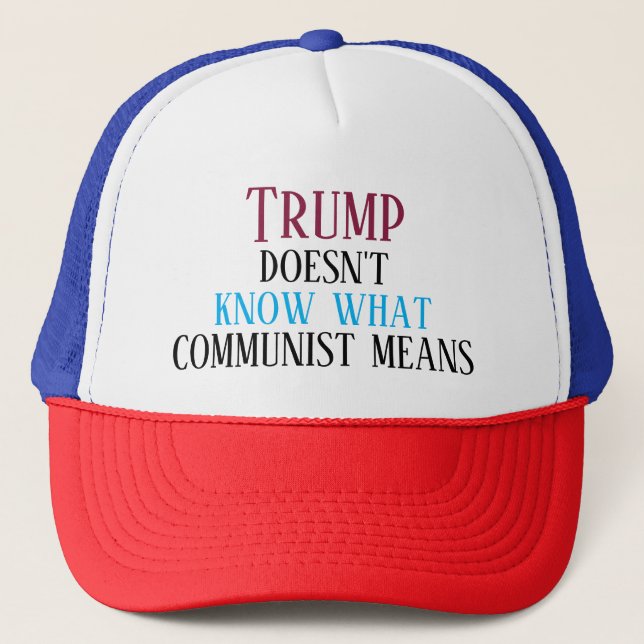 Anti-Trump Truckerkappe (Vorderseite)