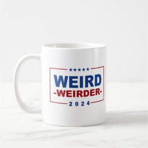Anti Trump Vance - Merkwürdiger Weirder 2024 Kaffeetasse