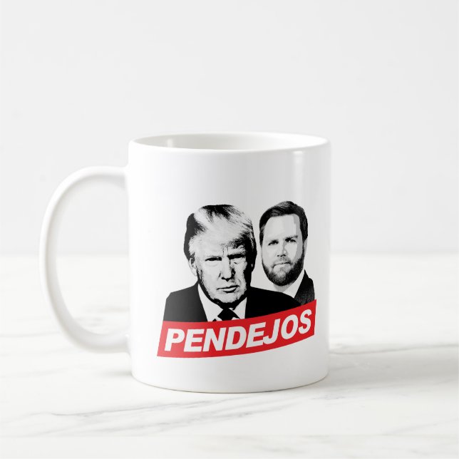 Anti Trump Vance - Pendejos Kaffeetasse (Links)
