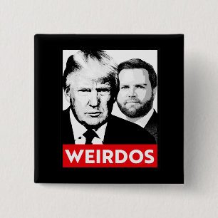 Anti Trump Vance - Weirdos Button