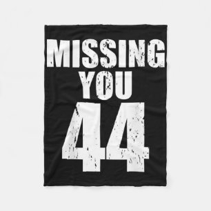 Anti Trump Vermisse Dich 44 Pro Obama Design Fleecedecke