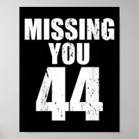 Anti Trump vermisst dich 44 Pro Obama Design