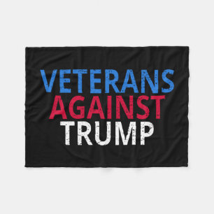 Anti-Trump - Veteranen gegen Trump Fleecedecke
