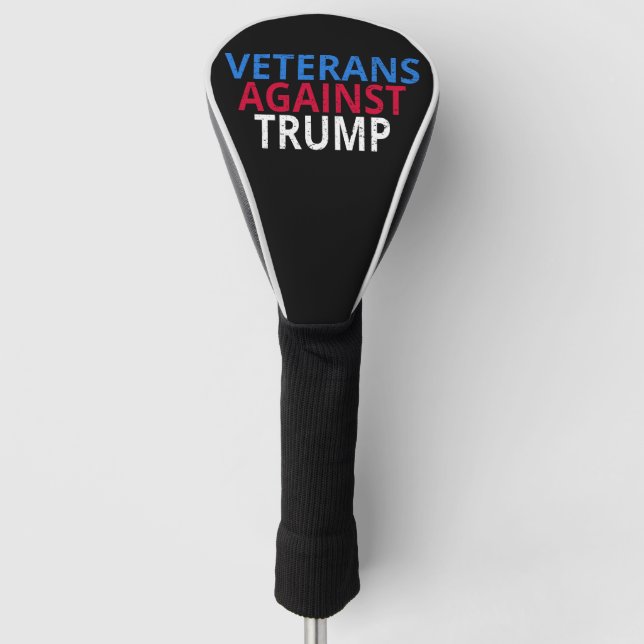 Anti-Trump - Veteranen gegen Trump Golf Headcover (Vorderseite)