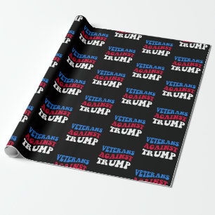 Anti-Trump - Veteranen gegen Trump II Geschenkpapier