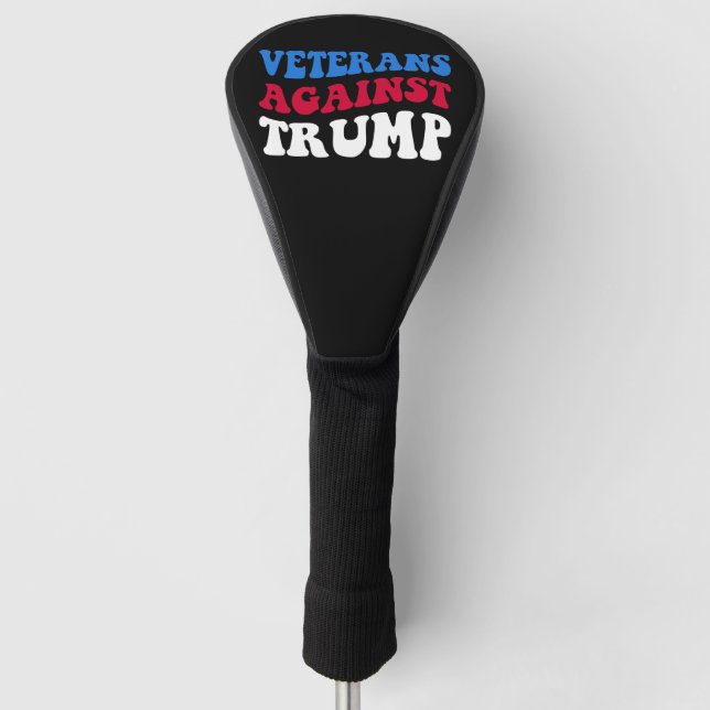 Anti-Trump - Veteranen gegen Trump II Golf Headcover (Vorderseite)