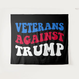 Anti-Trump - Veteranen gegen Trump II Wandteppich