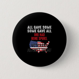 Anti Trump Veterans gegen Trump Button