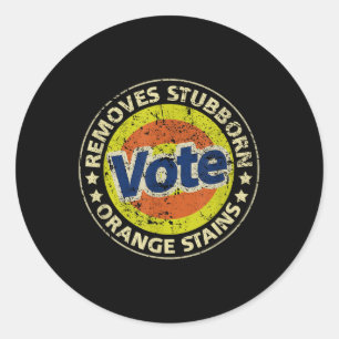 Anti-Trump Vote Detergent Funny Geschenke Runder Aufkleber