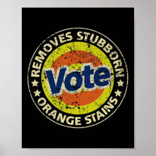Anti-Trump-Wahl Waschmittel Lustige Geschenke Poster