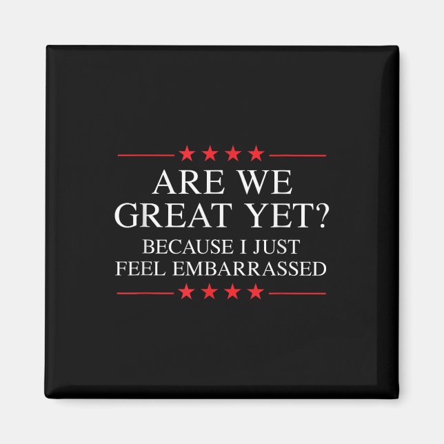 Anti-Trump-Werbeartikel für Liberale & Amp; Magnet (Vorne)