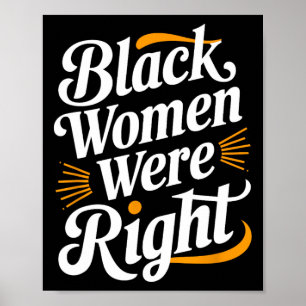 Anti Trump Widerstand Schwarze Frauen Schwarze Fra Poster