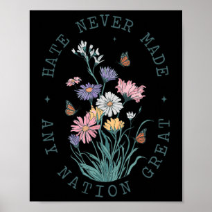 Anti-Trump-Wildblume Poster
