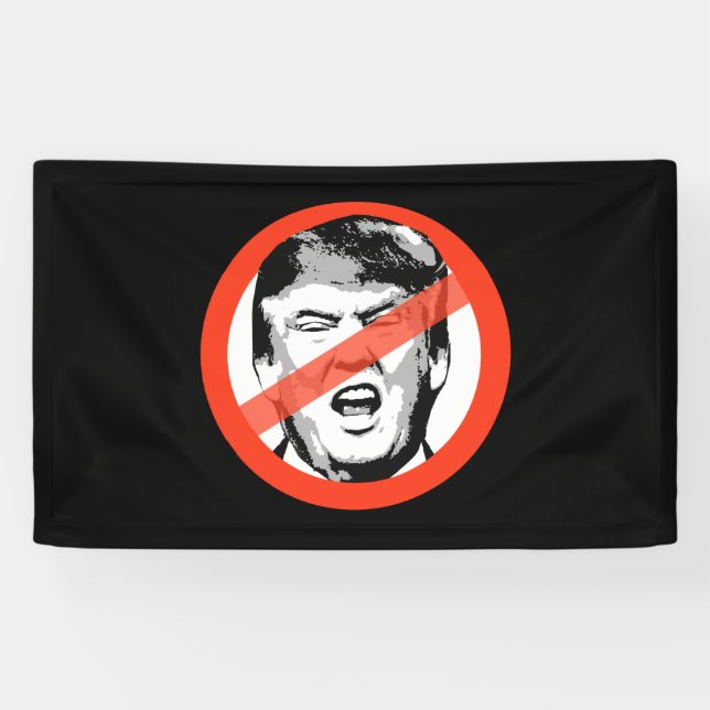 Anti-Trumpf Banner (Horizontal)