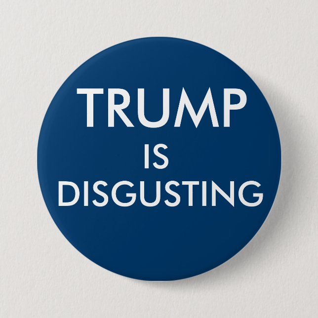 Anti-Trumpf Knopf Button (Vorderseite)
