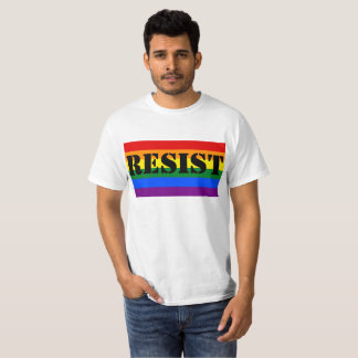 Anti-Trumpf LGBTQ widerstehen T-Shirt