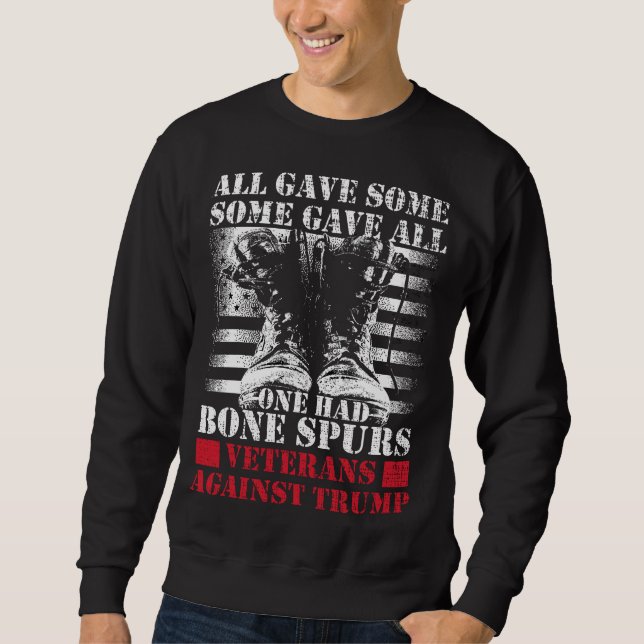 Anti-Trumpf Sweatshirt (Vorderseite)
