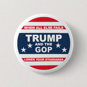 Anti-Trumpf und Anti-GOP Button