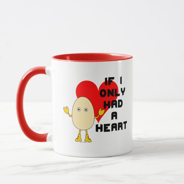 Anti-Valentine-Egghead-Tasse Tasse (Links)