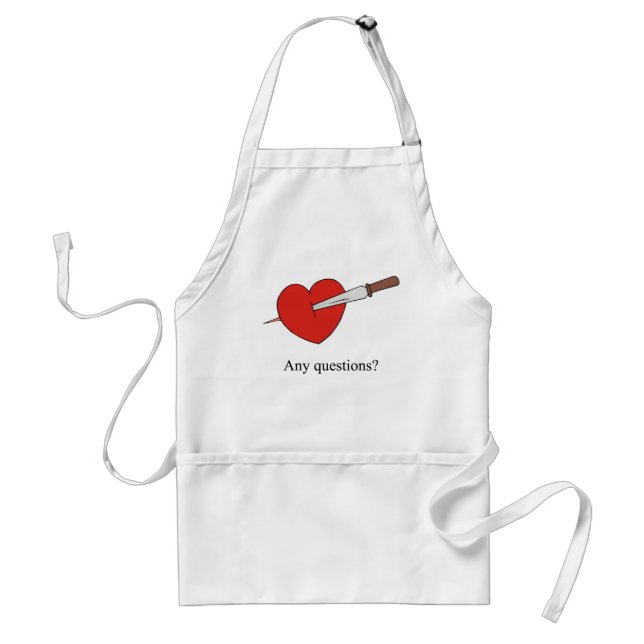 Anti-Valentine-Geschenke Schürze (Vorne)